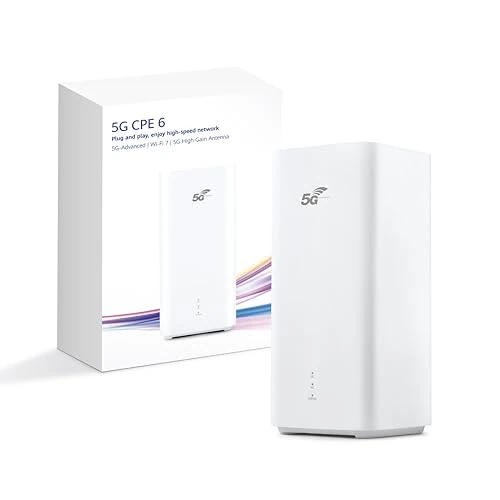5G CPE 6, H165, routeur SIM 5G-A révolutionnaire, DL 11,7 Gbps/Wi-FI 7 BE3600, Port LAN/WAN 2,5 GE, antenne à Gain élevé 12dBi pour Une Couverture étendue, Garantie de 30 Mois