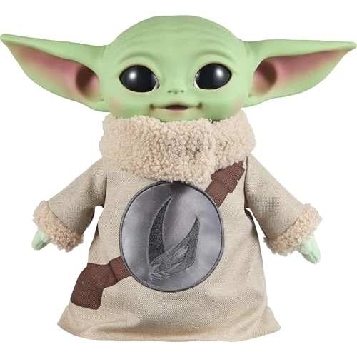 Tijdelijke aanbieding: Star Wars The Mandalorian & Grogu Film Grogu, Knuffel van 28 cm met Geborduurd Rondel Ontwerp op de Borst, Vinyl Hoofdje Zacht Lijfje en Zachte Handen, JKN43 van 34.99 € naar 31.97 € (9% korting)