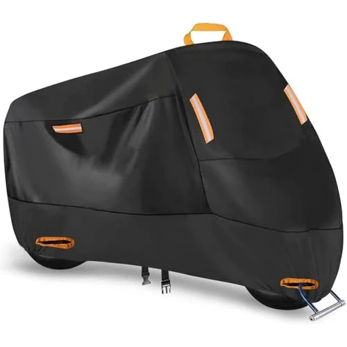 Offerta a tempo: AALXF Copri Moto da Esterno per Aprilia Scarabeo 50 2004-2024, Impermeabile Telo Copri Moto, Poliestere Copertura Moto per Scooter Motorino Motocicletta Motocross, 230 * 95 * 125cm - 41% da 36.99 € a 21.70 €