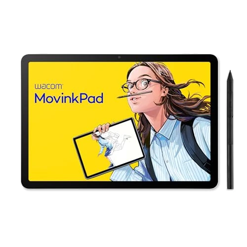 Offre limitée : Wacom MovinkPad 11, Tablette Graphique de Dessin Android 14 (11″) pour Jeunes créateurs, avec Wacom Pro Pen 3, écran Net, Verre Anti-reflet, caméras Avant/arrière et apps créatives préinstallées. de 464.99 € à 439.95 € (5% de remise)