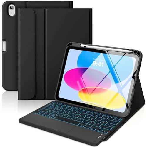 Offre limitée : MoKo Clavier pour iPad (A16) 11ᵉ / 10ᵉ génération (2025/2022), Noir de 34.99 € à 34.99 € (0.00% de remise)