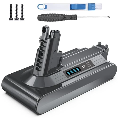 Oferta limitada: Morpilot 6500mAh Batería para Aspiradora de Escoba Inalámbrica Dyson V10 SV12 Series, Cyclone V10 Absolute Animal Pro Motorhead Fluffy Extra, Repuesto 969352-02, Incluye Destornillador de 49.99 EUR a 42.49 EUR (ahorro 15%)