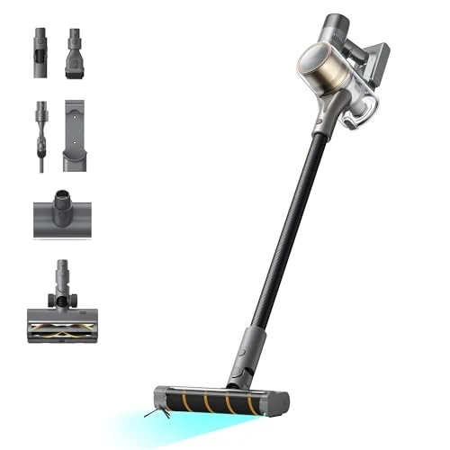 Oferta limitada: DREAME R30 Aspirador Sin Cable, Cepillo Lateral, Limpieza Multisuperficie, 22000 PA/Succión de 190 AW, Iluminación del Polvo, Antienredos, Autonomía Máx. 90 min, 99,9% de Filtrado de 279.00 EUR a 279.00 EUR (ahorro 0%)