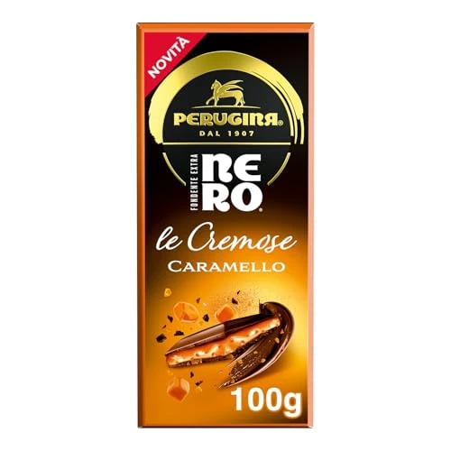 Offerta a tempo: PERUGINA NERO Caramello Tavoletta Cioccolato Fondente Ripiena 100g - 27% da 3.29 € a 2.39 €
