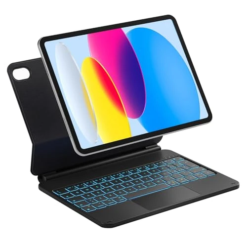 Offerta a tempo: Inateck Custodia Tastiera iPad A16/10a Gen, Supporto Magnetico Flottante - 17% da 79.99 € a 66.49 €