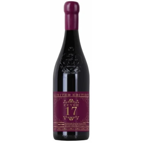 Cuvée 17 Rosso Vino d’Italia Limited Edition – Italian Red Wine – 750 ml Bottle – 17% Vol – Intense, Velvety & Persistent (Pack of 6)