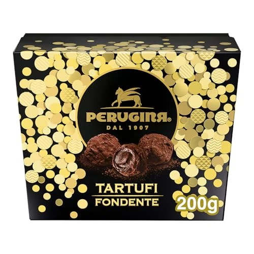 Offerta a tempo: PERUGINA Tartufi Cioccolatini Fondenti, Scatola 200g - 0% da 15.90 € a 15.90 €