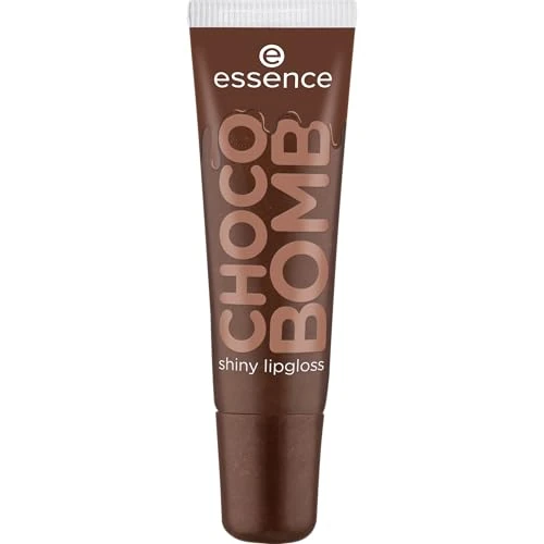 essence CHOCO BOMB glanzende lipgloss, natuurlijk, glanzend, dauwachtig, glimmend (10ml)