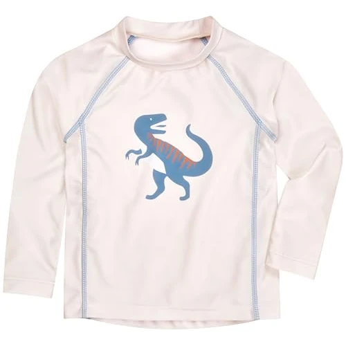 Tijdelijke aanbieding: Playshoes Unisex Kids Langarmshirt Rash Guard Shirt, Lang Ecru Dino, 86-92 van 25.99 € naar 25.99 € (0.00% korting)