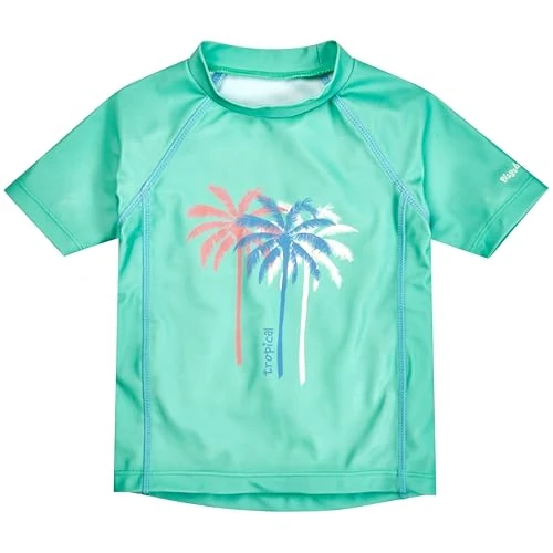 Oferta limitada: Playshoes Camiseta de baño Unisex para niños, Camisa antisarpullido, diseño de Palmeras Color Menta, 134-140 de 25.99 € a 25.99 € (ahorro 0.00%)