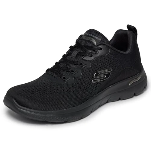 Offerta a tempo: Skechers Donna Arch Fit Summits Daily Flow Scarpe da Ginnastica, Black, 36 EU - 41% da 74.95 € a 44.03 €