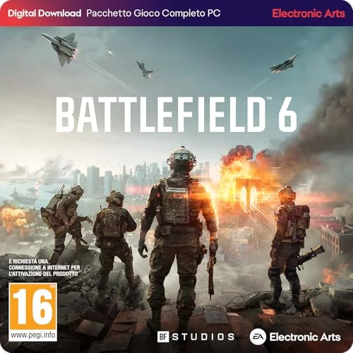 Battlefield 6 Standard Edition PCWin | Codice EA App | Videogiochi | Italiano Standard | Codice EA App per PC