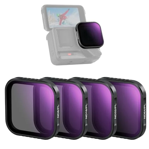 Offre limitée : NEEWER 4 Filtres ND CPL compatibles avec Insta360 Ace Pro/Ace Pro 2,ND8/PL ND16/PL ND32/PL ND64/PL, Non Compatible avec Version Mise à Jour Dotée Nouvelle Protection Objectif Octogonale Ronde,FL-C31 de 42.99 € à 27.89 € (35% de remise)