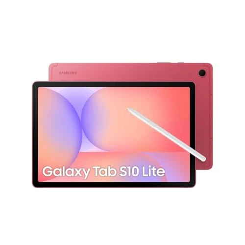 Samsung Galaxy Tab S10 Lite, 3 anni di garanzia, Tablet Android, 5G, 6GB RAM, 128GB, 10.9" Dispaly LCD, S Pen, Android 15, Coral Red [Versione italiana]