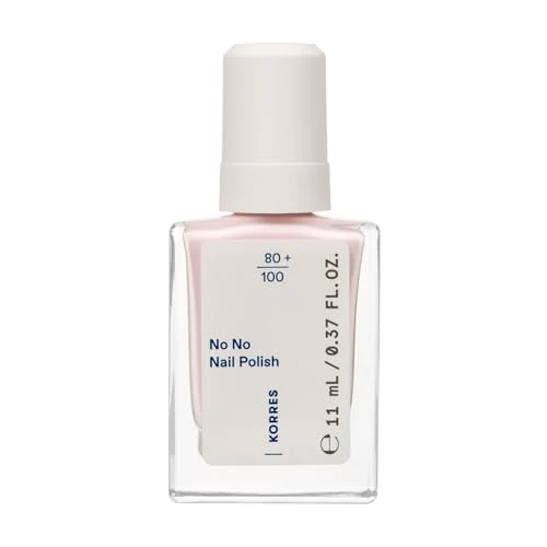 Offerta a tempo: KORRES No No Nail Polish 17 Creamy Pink - smalto vegano 10-free con effetto gel, elevata coprenza e brillantezza, resistente alle scheggiature, 11 ml - 47% da 11.90 € a 6.30 €