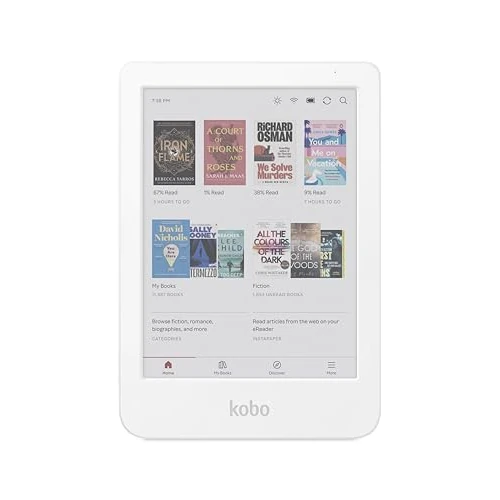 Offerta a tempo: Kobo Clara Colour | eReader | Display antiriflesso a colori E Ink Kaleido™ 3 da 6” | Modalità Scura| I Audiolibri | Impermeabile (Bianco) - 12% da 169.99 € a 149.99 €