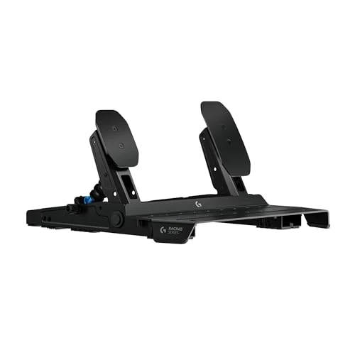 Offerta a tempo: Logitech G RS Pedals – Pedali per simulazioni di corse con freno con cella di carico da 75 kg, posizioni dei pedali regolabili, design modulare, robusto telaio in acciaio estensibile - Nero - 0.00% da 149.99 € a 149.99 €