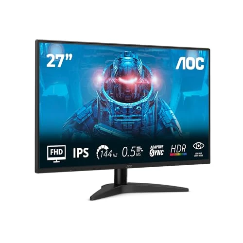 Oferta limitada: AOC 27B36X Monitor 27 Pulgadas, 144Hz Panel IPS, 4ms GtG, HDR10, Adaptive Sync, (1920x1080 HDMI 1x 1.4 DP 1x 1.4) Negro de 128.29 € a 79.34 € (ahorro 38.16%)