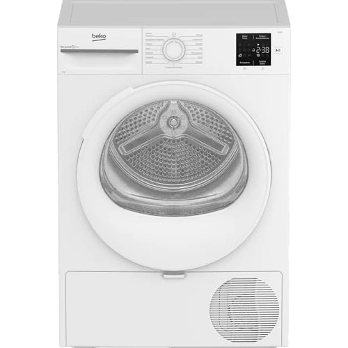 Beko BMT73EW suszarka wolnostojąca, 7 kg, klasa D, wyświetlacz cyfrowy, 12 programów, terapia parowa, silnik gwarantowana na 10 lat, biały - 84,6 x 59,8 x 54,5 cm (wys. x szer. x gł.)