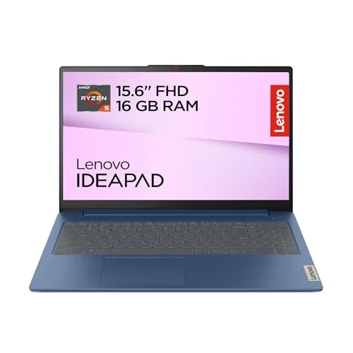 Lenovo IdeaPad Slim 3 Notebook 15,6" FHD (1920 x 1080), AMD Ryzen 5 7520U, RAM 16 GB, 512 GB SSD, zintegrowana grafika, WiFi 6, Windows 11 Home - Stone Blue