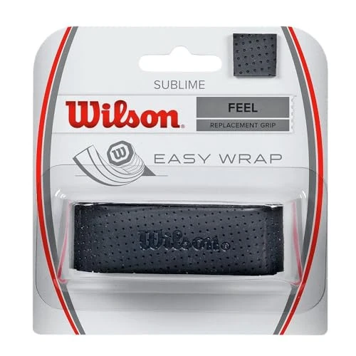 Wilson Grip WRZ4202BK Impugnatura Sublime Grip, Grip Base, Unisex, Nero, 1 Unità