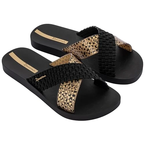 Offerta a tempo: Ipanema SENSE SLIDE FEM - Badeslide für Damen - auffälliger Riemen mit Muster (BROWN/TURTLE, EU Schuhgrößensystem, Erwachsene, Damen, Numerisch (von/bis), M, 41, 42) - 40% da 34.99 € a 20.93 €