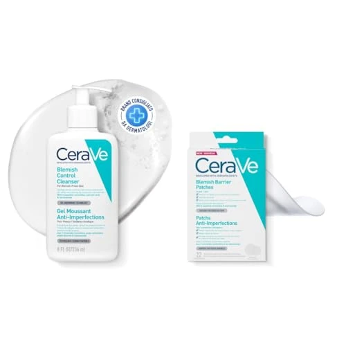 Cerave Blemish Control 236ml + Anti-Pimple Hydrocolloid Patches 22 pieces
