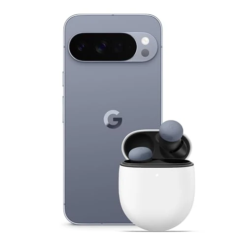 Google Pixel 10 Pro XL - Unlocked Android Smartphone with Gemini, Triple Rear Camera, 24+ Hour Battery and 6.8" Super Actua Display - Moonstone, 512GB + Buds Pro 2