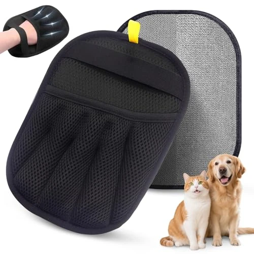 Offerta a tempo: TORVEN Guanto Rimuovi Peli Animali – Guanto Spazzola per Cani e Gatti, Antistatico e Riutilizzabile, Togli Peli da Divano, Vestiti, Auto e Tappeti (1) - 32% da 7.99 € a 5.41 €