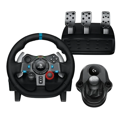 Offerta a tempo: Logitech - Volante e Pedali da Gaming Multipiattafroma — 42% da 429,00 € a 249,00 €
