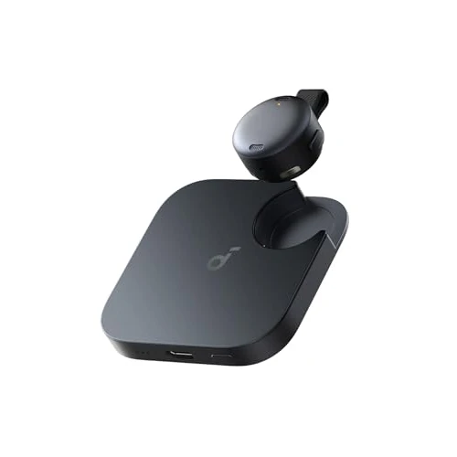 soundcore Work by Anker, Portable AI Voice Recorder, AI Transcription and Summarisation, Cross-Meeting Summaries, Double-Tap to Mark, MFi Certified, Get Access to Pro for 6 months