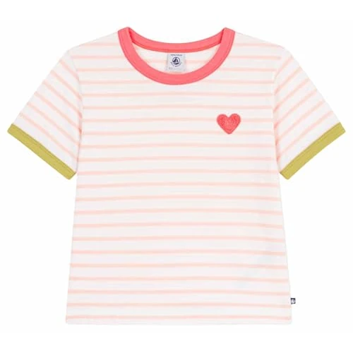 Offre limitée : Tee-Shirt Enfant Manches Courtes en Coton à Rayures de 27.00 € à 21.60 € (20% de remise)