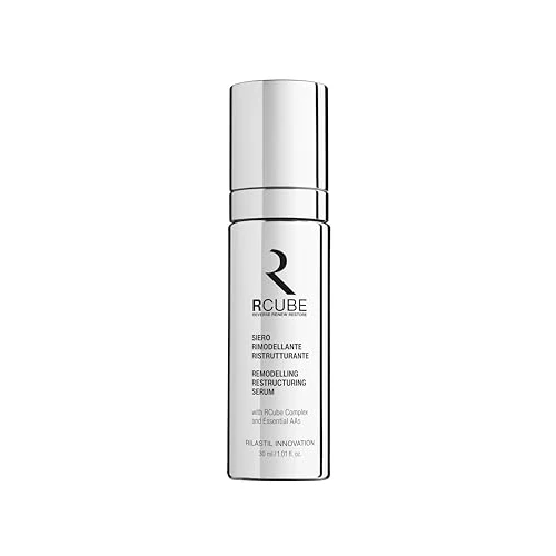 Offerta a tempo: Rilastil RCube Siero Viso Rimodellante Ristrutturante con RCube Complex e Aminoacidi, Antietà, Migliora Elasticità e Aspetto della Pelle, 30 ml - 40% da 89.90 € a 53.50 €