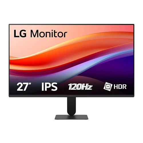 LG 27U411A-B - Monitor 27", IPS, 1920x1080, 16:9, 120Hz, 5 ms, No Puertos, AMD FreeSync, Super Resolution+, Black Stabilizer, 250 CD/m², 1000:1, Inclinación Fija, Blanco