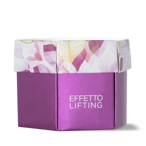 Bottega Verde - Geschenkbox mit Lifting-Effekt, mit Anti-Aging-Gesichtscreme 50 ml, Hyaluronsäure und Lotusblüte, sofortiges Lifting und Glanz für normale oder trockene Haut, Geschenkidee