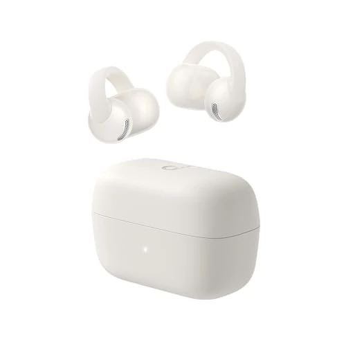 Tijdelijke aanbieding: Soundcore C50i - Open-Ear Oordopjes, Clip-On Earbuds, Comfortabel FlexiClip-design, 12mm Drivers, AI Heldere Oproepen, 28U Speeltijd, Secure Fit, Hi-Res, IP55, Bluetooth 6.0 (Wit) van 69.99 € naar 59.49 € (15% korting)