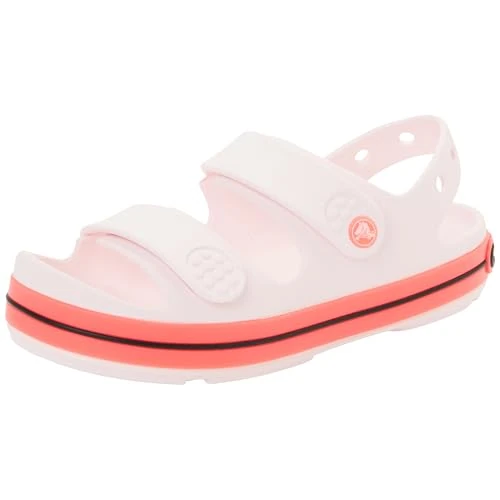 Limited-time offer: Crocs Unisex Kids,Crocband Cruiser Neon Band Sandal K, Bubble Ice/Pink Blast, 1 UK from 23.19 £ to 13.29 £ (save 43%)