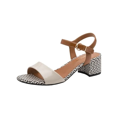 Tijdelijke aanbieding: Tamaris 1-28249-42 damessandalen met hak, ivory comb, 39 EU van 49.95 € naar 49.95 € (0.00% korting)