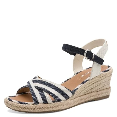 Oferta limitowana: Tamaris Damen 1-28367-42, damskie sandały na koturnie, Blue Comb, 40 EU z 217.99 zł na 217.99 zł (oszczędź 0.00%)