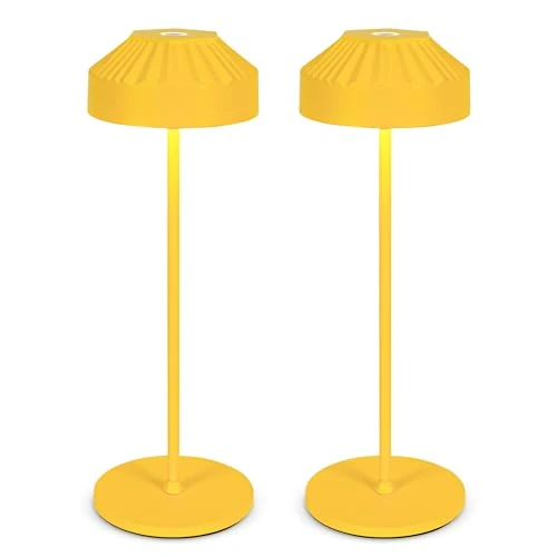 Oferta limitada: LuminexDesigns Lámpara de Mesa LED Recargable Pack de 2 TL16 VIOA de 25.39 € a 17.30 € (ahorro 32%)
