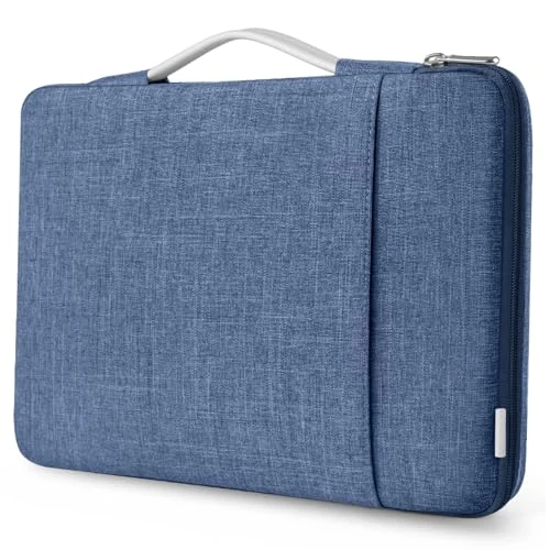 Inateck 360° Protection Laptop Sleeve Case Bag Compatible with 13 inch MacBook Air M4/M3/M2/M1 2025-2012, 14 inch MacBook Pro/Max M5/M4/M3/M2/M1 2025-2021, 12.3 inch Surface Pro, Blue