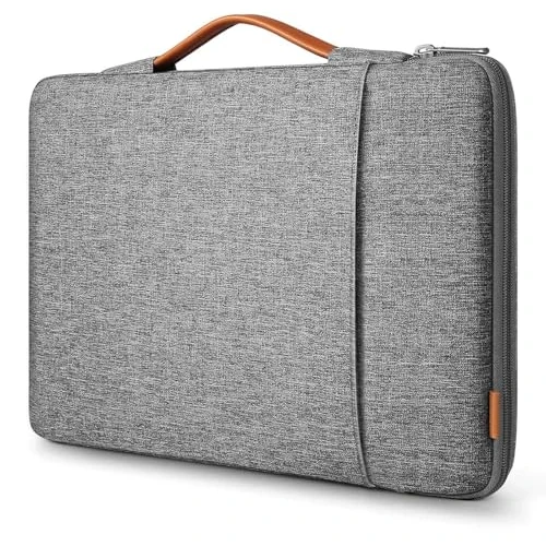 Inateck 360° Protection Laptop Bag Sleeve Compatible with 13-inch MacBook Air/Pro M3 M2 M1 2016-2024, Grey