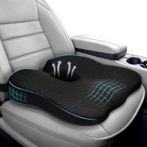Offre limitée : Arbanith Coussin de Siège Auto – Rehausseur Ergonomique en Mousse à Mémoire de Forme avec Fond Antidérapant et Sangle Réglable – Coussin de Siège pour Voiture, Camion, Bureau et Maison de 30.99 € à 30.99 € (0.00% de remise)