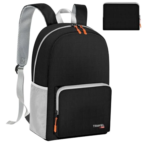 Limitiertes Angebot: Aucuu Faltbarer Rucksack, 17L Ultraleichter Wanderrucksack, Wasserdichter Reiserucksack, Trekkingrucksack für Damen Herren, Packbare Backpack für Reisen, Wandern, Radfahren und Klettern von 8.99 EUR auf 7.99 EUR (Spare 11%)