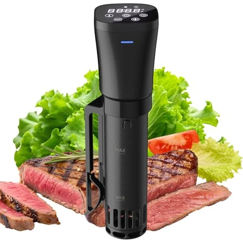 Roner Kitchen Low Temperature Sous Vide Roner with Reserve Function 1000W Thermal Immersion Circulator Digital Timer Accurate Temperature