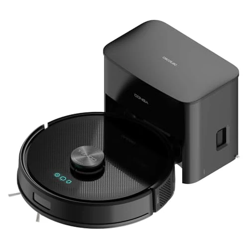 Offerta a tempo: Cecotec Robot Aspirapolvere e Lavapavimenti con Base Autovuotante Conga Y50 X-Treme. Navigazione Laser, Potenza di Aspirazione 5000Pa, Base con Serbatoio 3L, Spazzola Multifunzionale, App - 43% da 199.00 € a 112.90 €