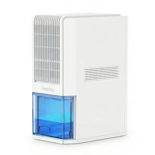 Limited offer: Heelay 2000ml Bathroom Dehumidifier, Ultra Dehumidifier, 1300ml/day, Auto Shut-off, 7 Mood Lights, Mildew Proof, Garage Cabinet Bathroom Q22 from 56.99 EUR to 50.99 EUR (save 11%)