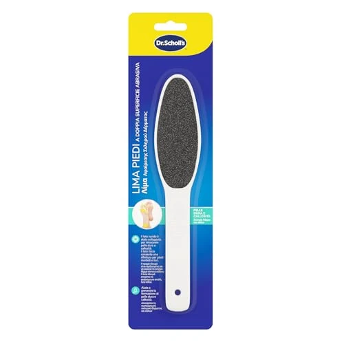 Offerta a tempo: Dr. Scholl's Lima Piedi a Doppia Superficie Abrasiva con Cristalli di Diamante per Calli e Duroni, Due Superfici per Diverso Grado di Abrasione, Impugnatura Antiscivolo - 26% da 6.50 € a 4.79 €