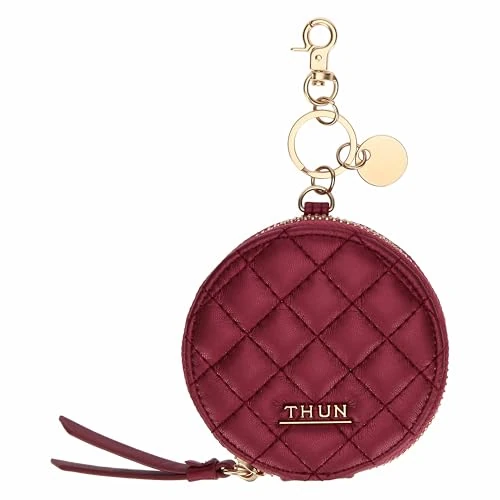 Offerta a tempo: THUN - Portachiavi cherry rotondo con zip - metallo - Collezione Sempre con me - Ø 8,5 cm - 2,5 cm h - 0.00% da 29.90 € a 29.90 €