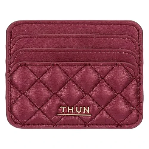 Offerta a tempo: THUN - Porta carte cherry piccolo - ecopelle - Collezione Sempre con me - 9,7 x 7,5 cm - 52% da 19.90 € a 9.49 €